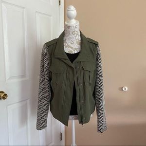 Military Jacket • Green/Printed